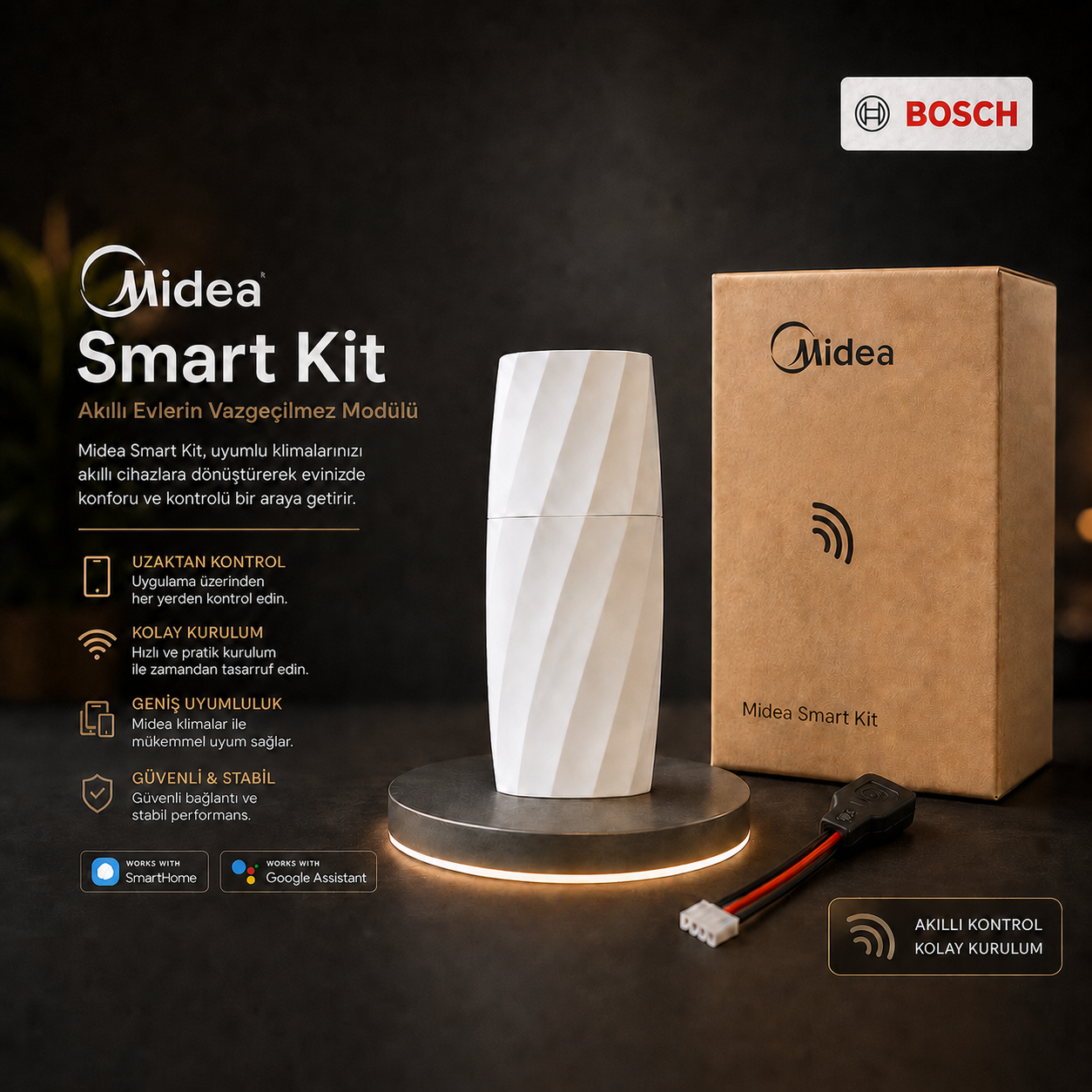 Bosch Klima WiFi Modülü ve Bağlantı Kablosu