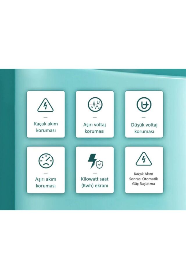 Tomzn Kaçak Akım Koruma Rölesi ve Yüksek Voltaj ve Akım Koruyucu Röle 63A Devrim Niteliğinde Yenilik