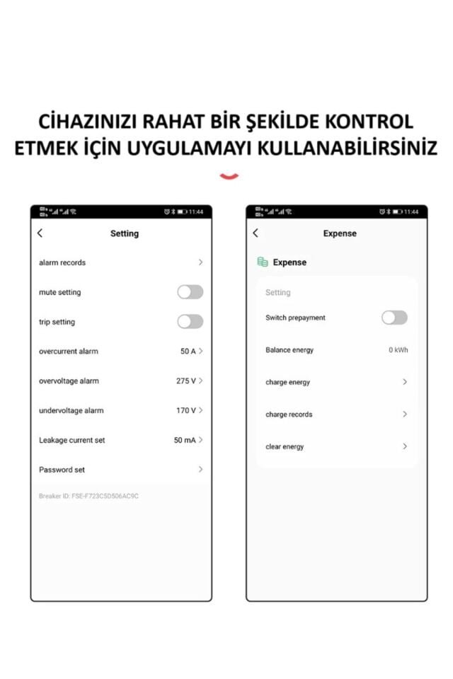 Tomzn Akıllı Kaçak Akım Koruma Rölesi ve Voltaj/Akım Koruyucu Röle 63A Monofaz - Ayarlanabilir KAR (10MA-99MA)