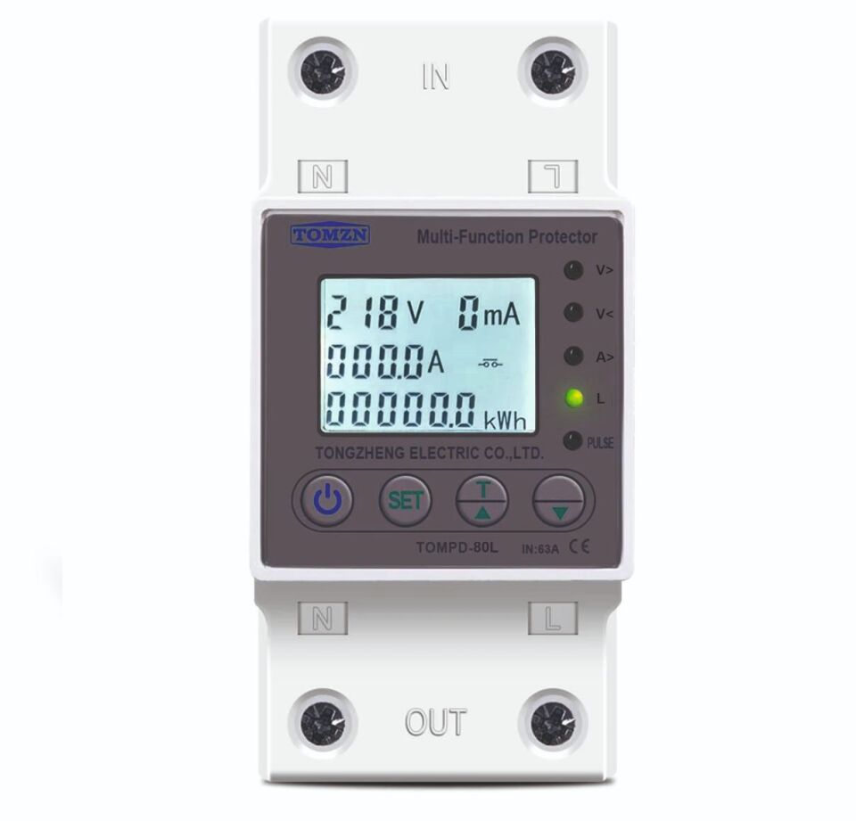 Tomzn Kaçak Akım Koruma Rölesi Ve Yüksek Voltaj Ve Akım Koruyucu Röle 80A Devrimsel Yenilik