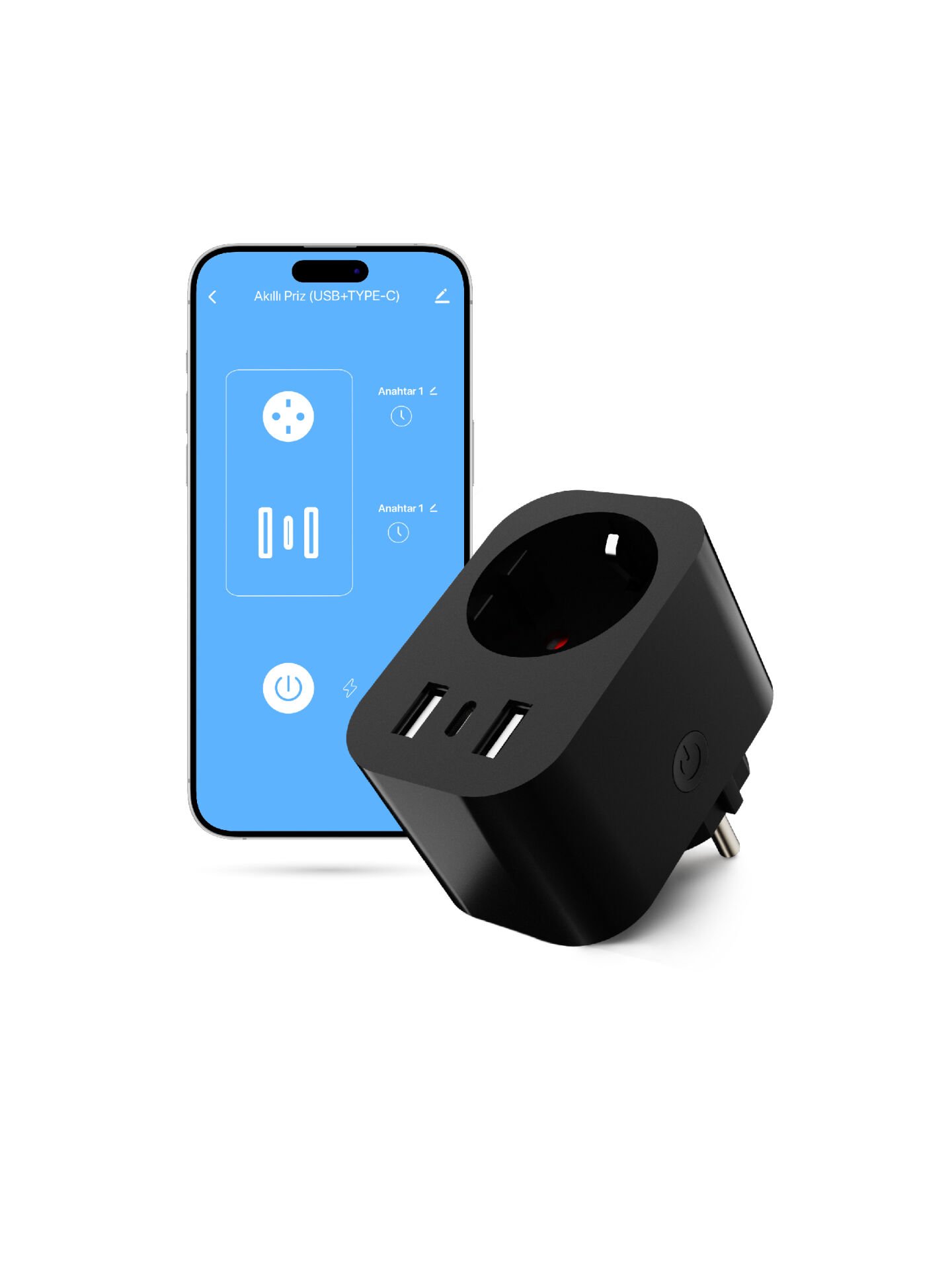 Şımart Akıllı Priz (USB+Type-C)