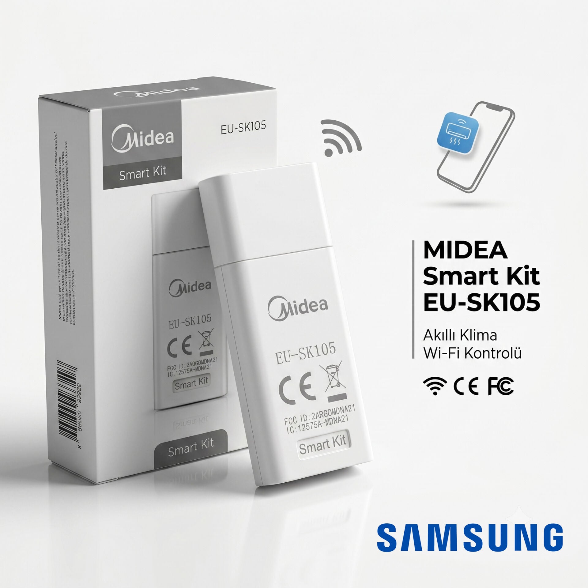 Samsung Klima WiFi Kiti ve Bağlantı Kablosu