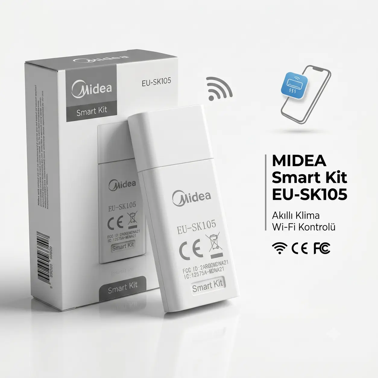 Midea Slim klima Wi-Fi kiti